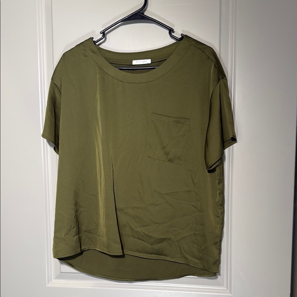 Olive Green Women's Top